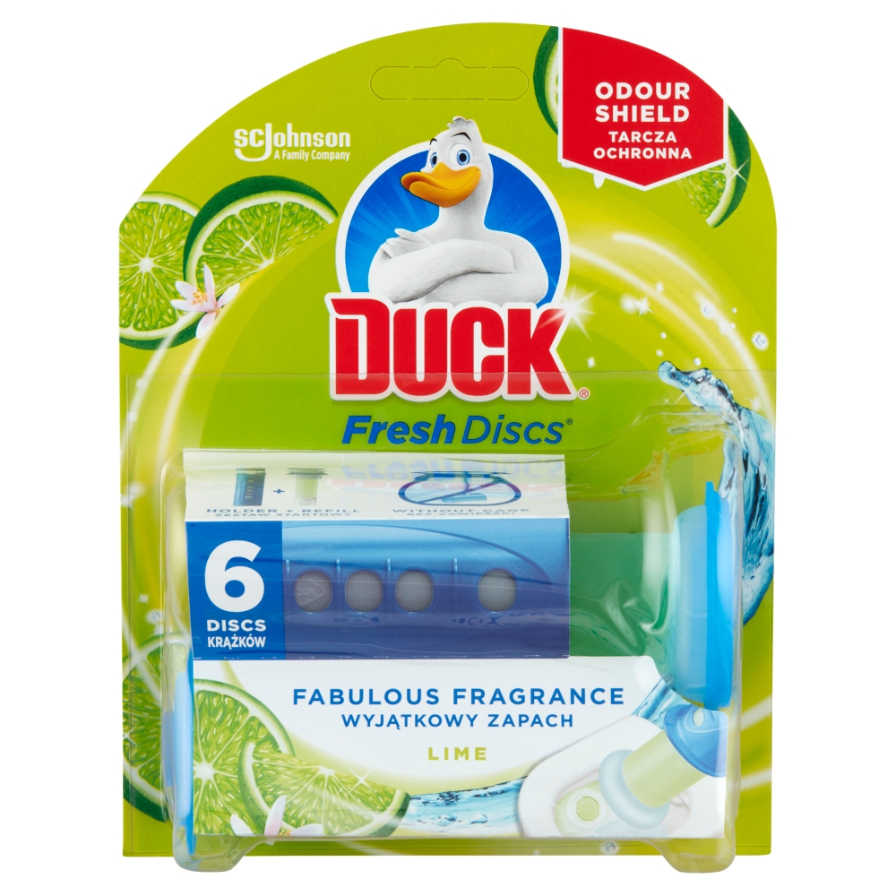 Duck Fresh Discs zselés WC öblítő korong Lime