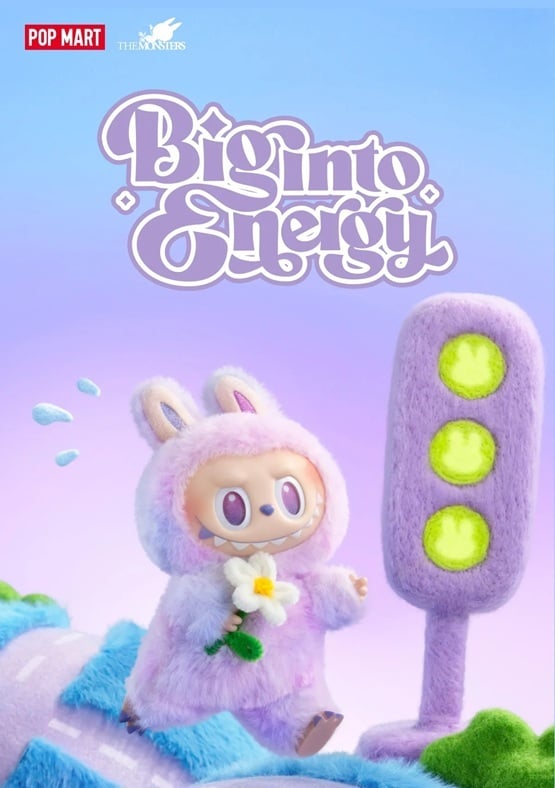 【POP MART】labubu The big into Energy Pop Mart Labubu Big into Energy