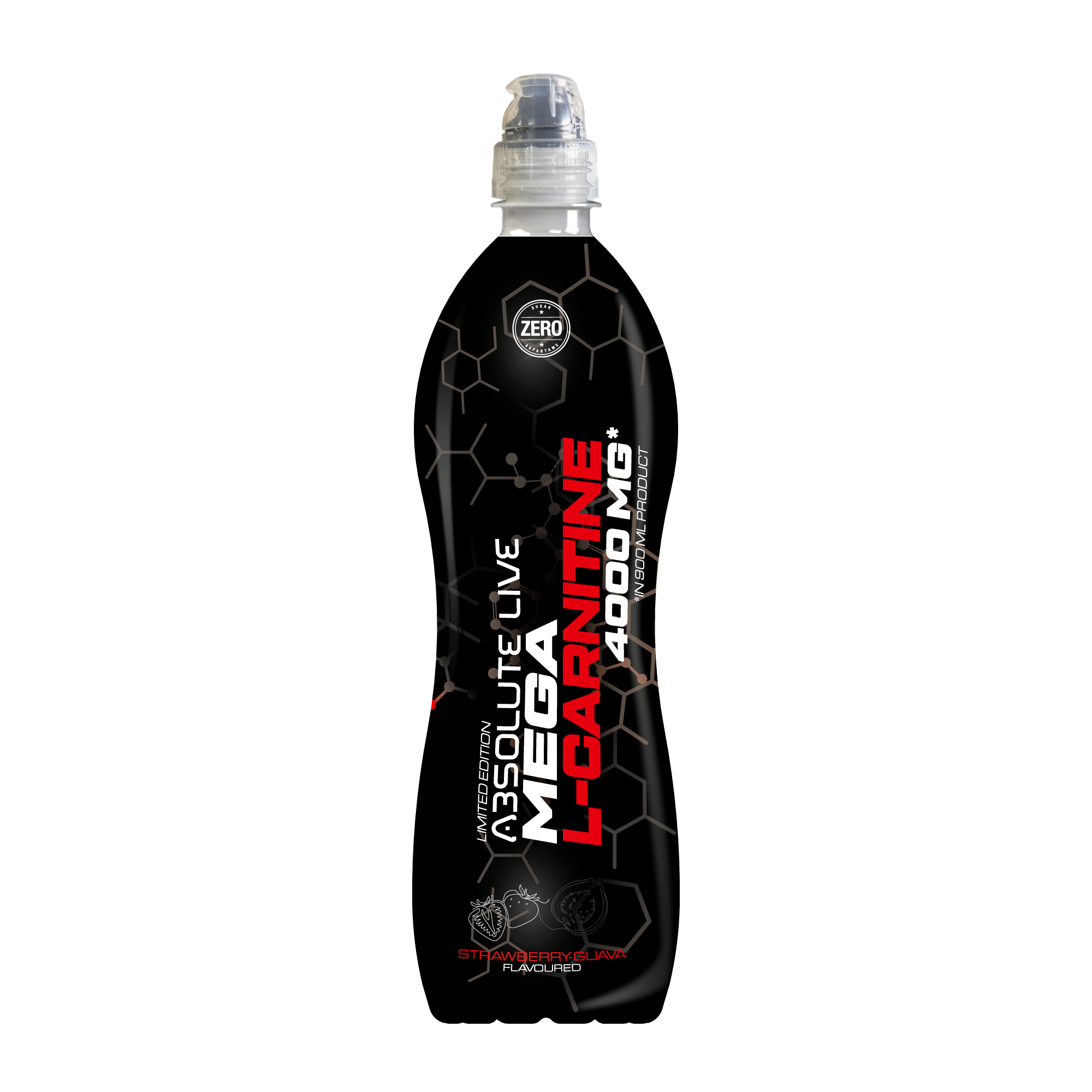 absolute l carnitine Absolute Live Mega L-carnitine Strawberry- guava 900 ml
