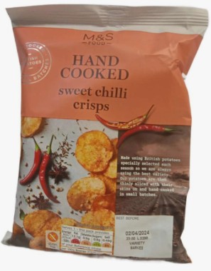 Marks & Spencer Édes chilli ízű chips