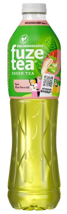 Fuzetea non-carbonated strawberry-aloe vera flavored soft drink with sugar  and sweetener