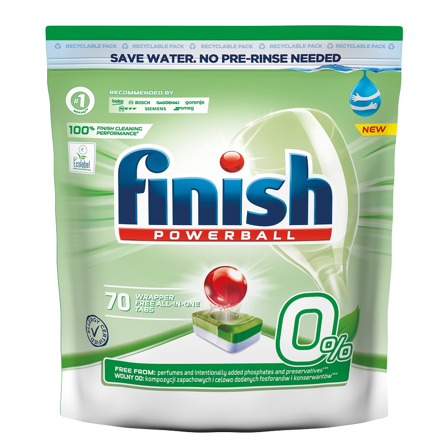 Finish Green 0% mosogatógép-tabletta