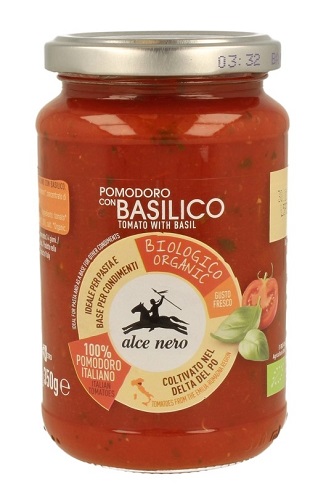 Alce Nero BIO Paradicsomszósz bazsalikommal
