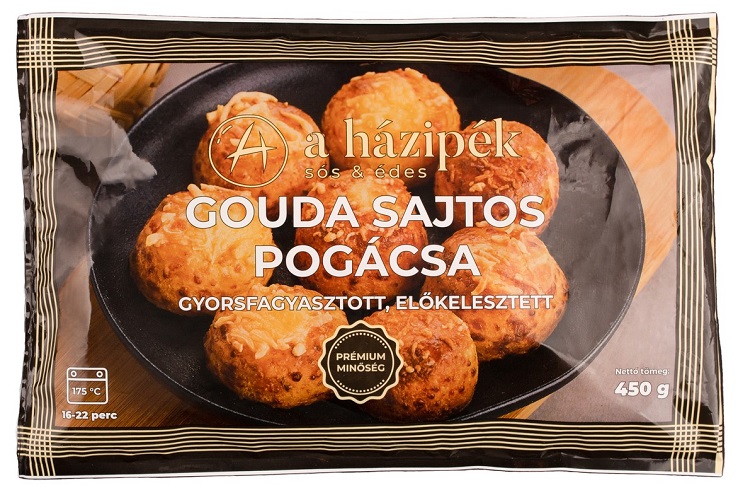 A házipék fagyasztott prémium gouda sajtos pogácsa