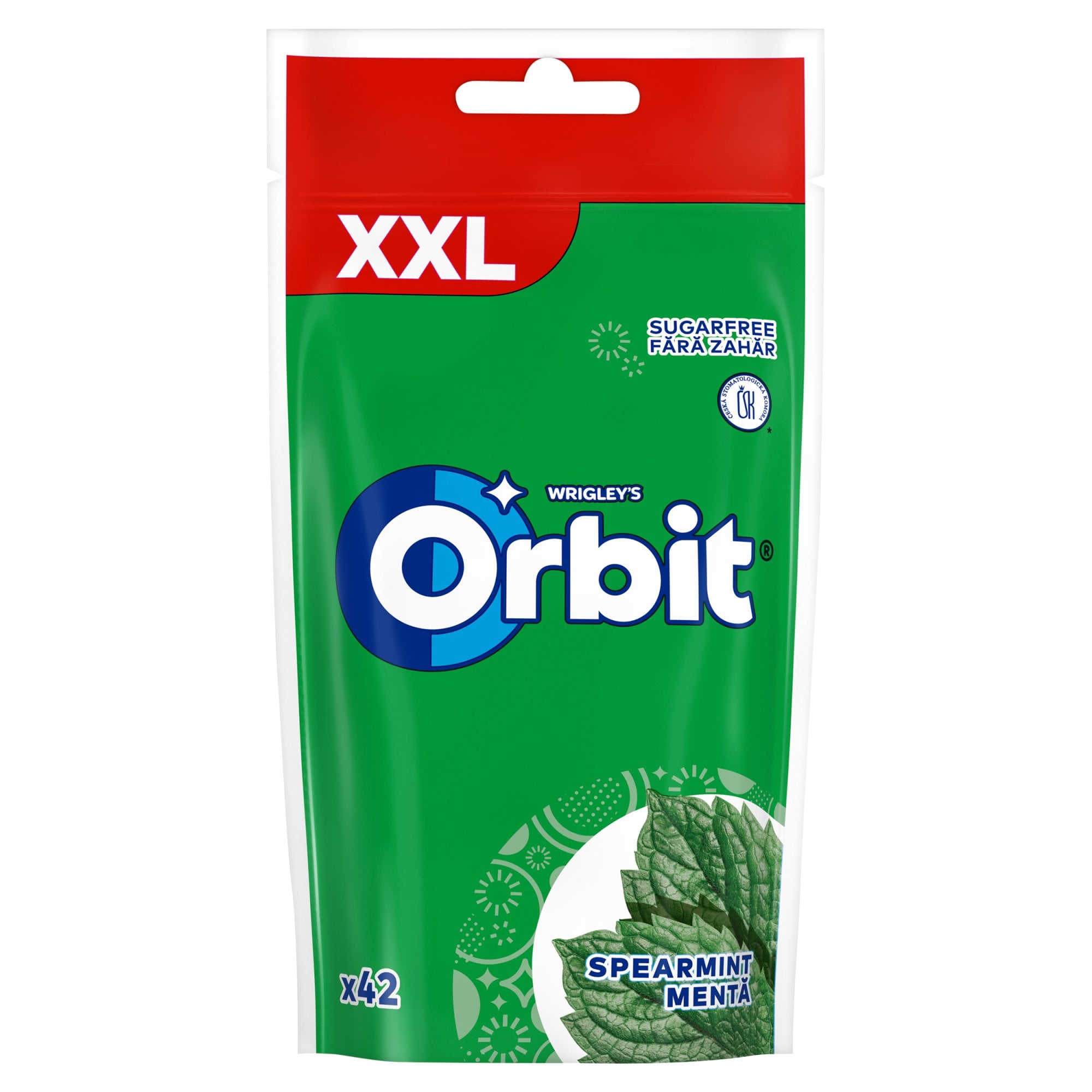 Orbit Spearmint Mint Flavoured Chewing Gums