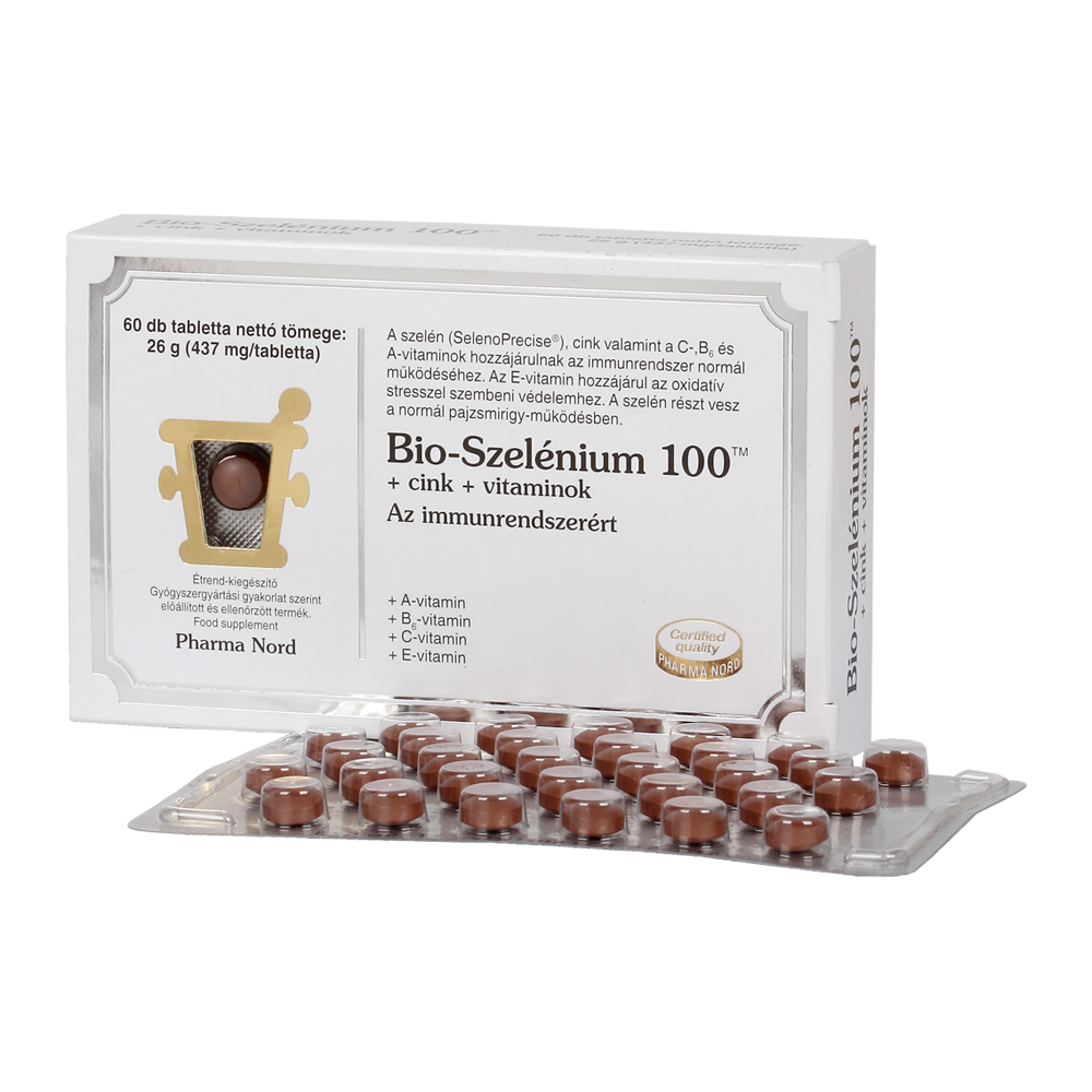 Bio-Szelénium 100TM+cink+vitaminok tabletta 60x