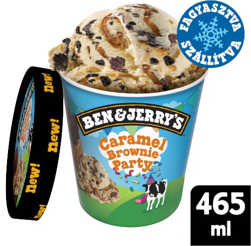 Ben And Jerrys Poharas Jégkrém Caramel Brownie Party 6450