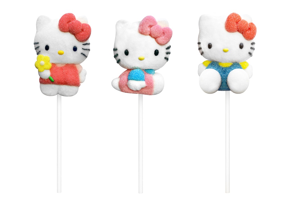 Hello Kitty Marshmallow Lollipops pillecukor nyalóka (1db)