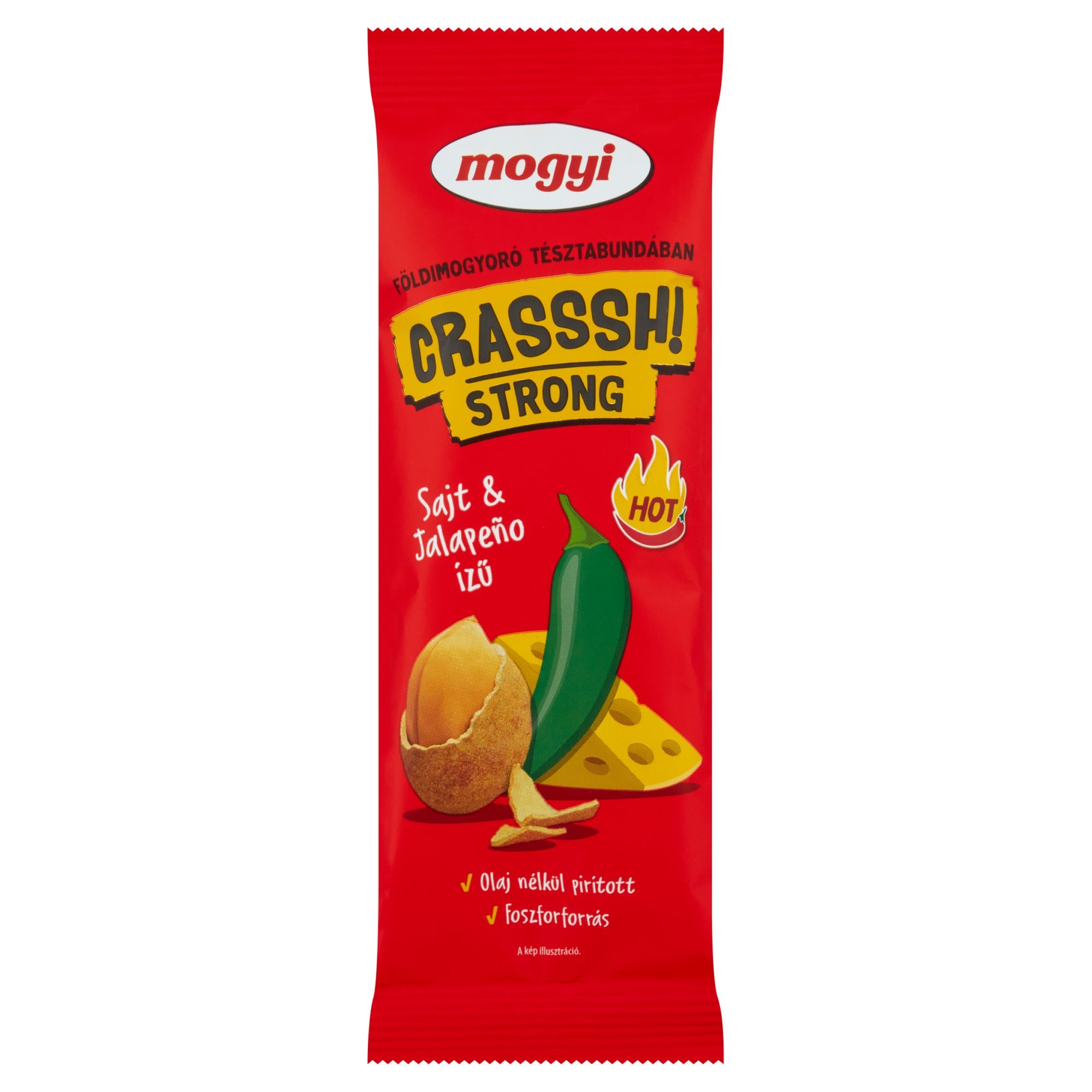 Mogyi Crasssh! STRONG földimogyoró tésztabundában sajt és jalapeno